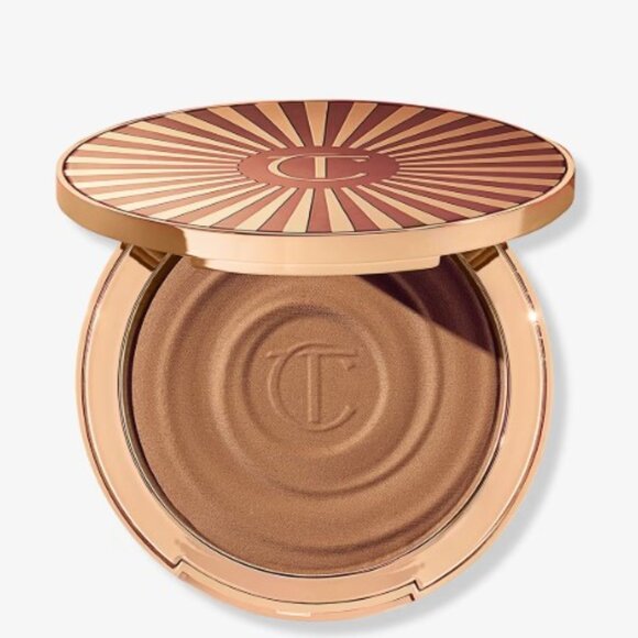CHARLOTTE TILBURY BEAUTIFUL SKIN SUN-KISSED GLOW BRONZER 1-FAIR 100% AUTHENTIC